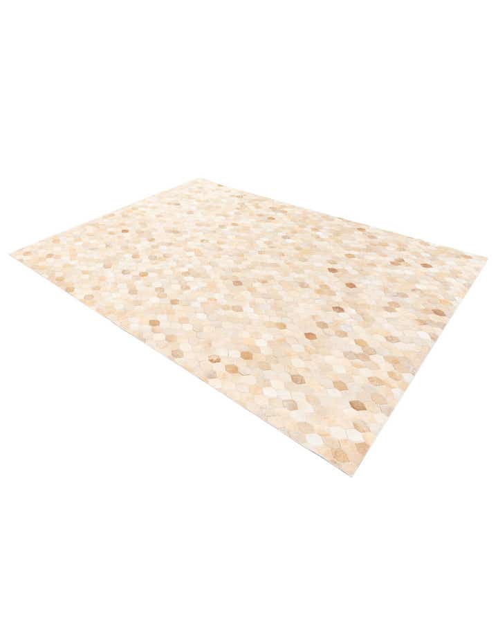5' 7 x 8' Cowhide Stocks Rug