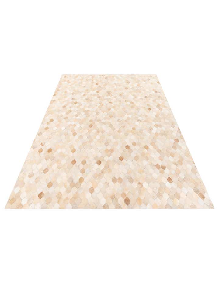 5' 7 x 8' Cowhide Stocks Rug
