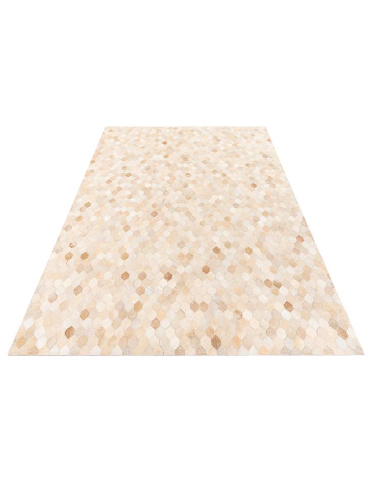 Detail image of 5' 7 x 8' Cowhide Stocks Rug