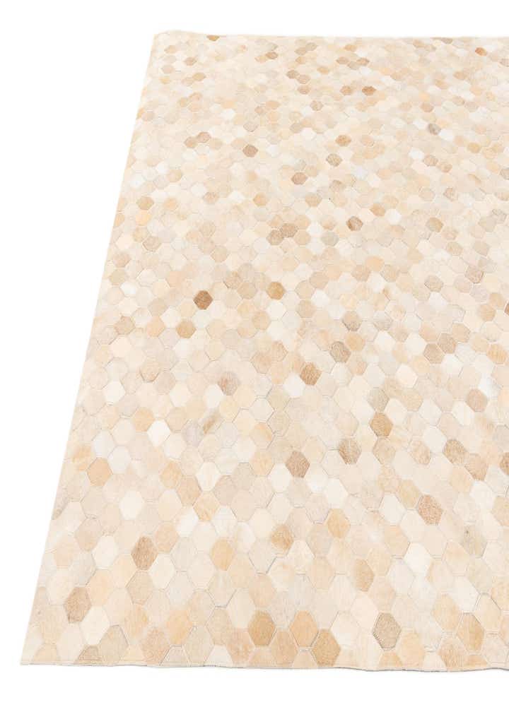 5' 7 x 8' Cowhide Stocks Rug