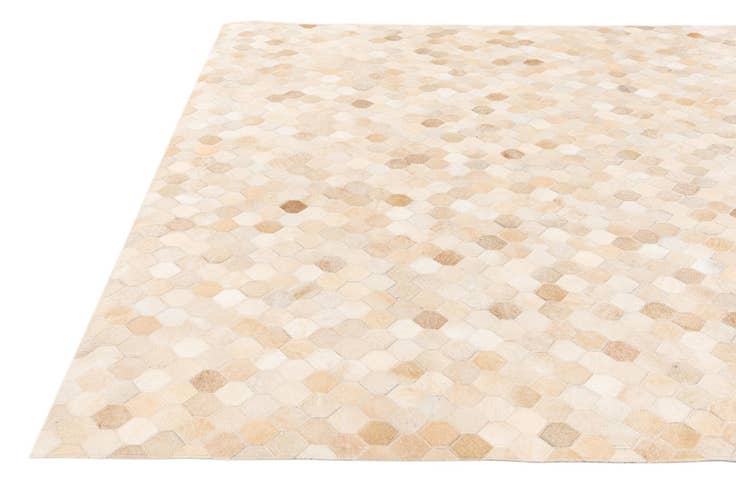 Detail image of 5' 7 x 8' Cowhide Stocks Rug