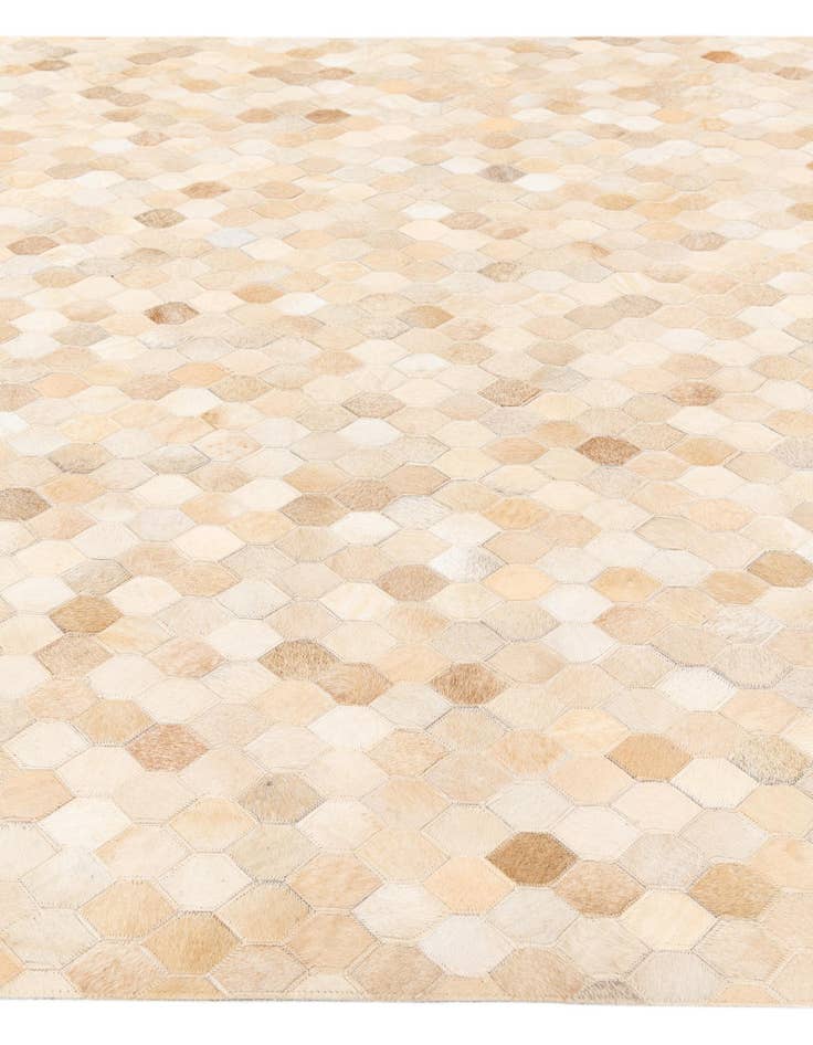 Detail image of 5' 7 x 8' Cowhide Stocks Rug