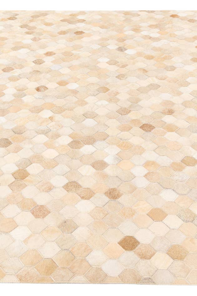 Detail image of 5' 7 x 8' Cowhide Stocks Rug