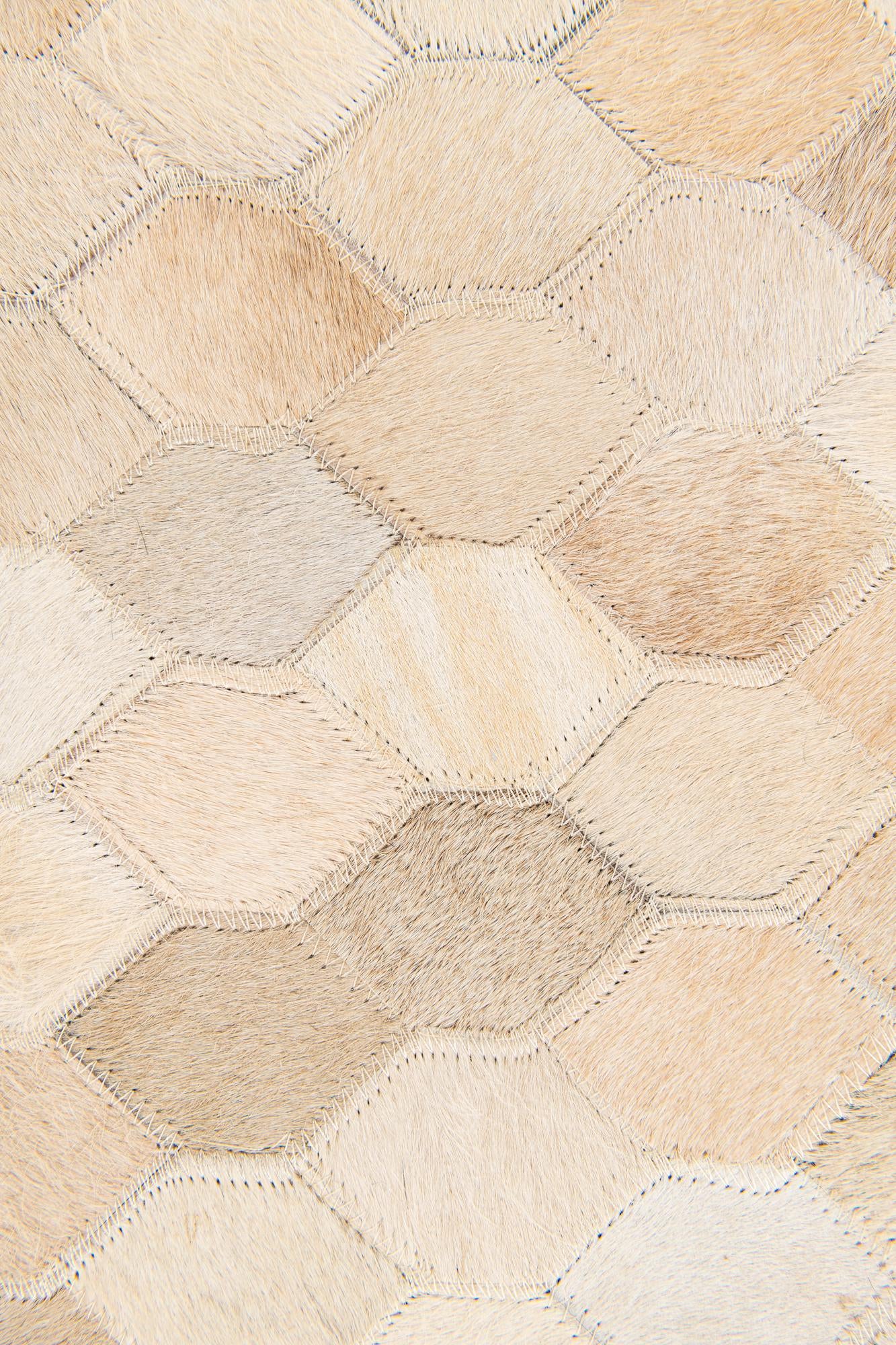 5' 7 x 8' Cowhide Stocks Rug