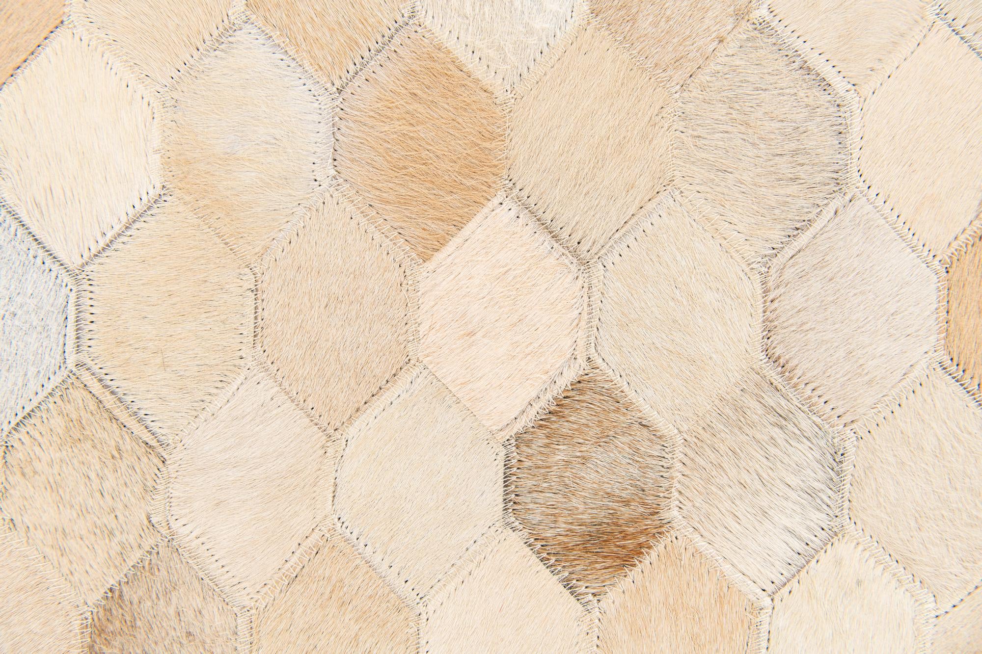 5' 7 x 8' Cowhide Stocks Rug