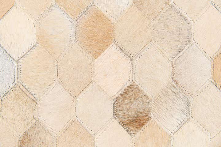 5' 7 x 8' Cowhide Stocks Rug