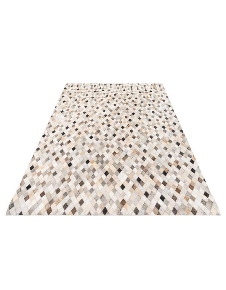 Detail image of 5' 8 x 7' 9 Cowhide Stocks Rug
