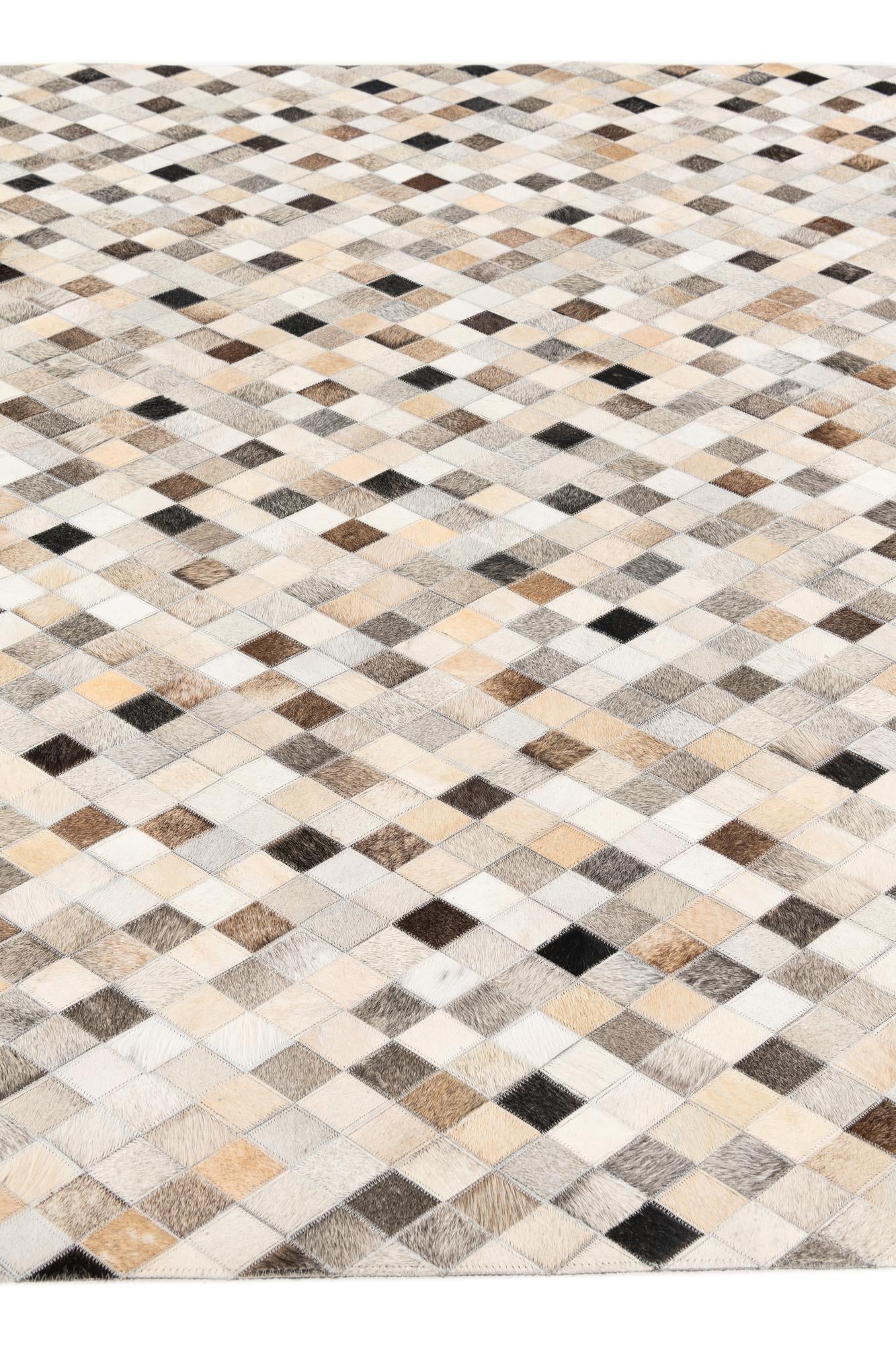 5' 8 x 7' 9 Cowhide Stocks Rug