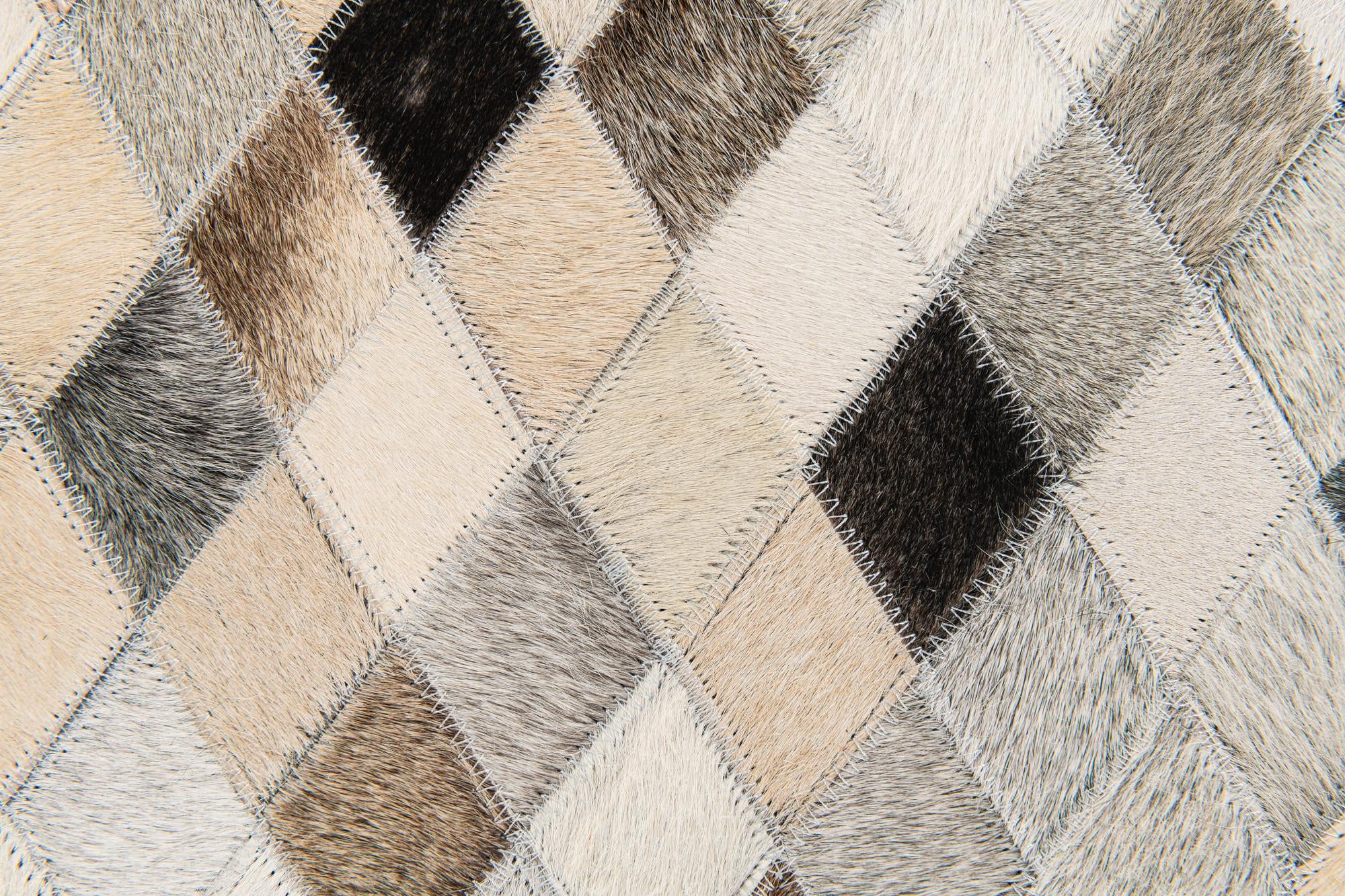 5' 8 x 7' 9 Cowhide Stocks Rug