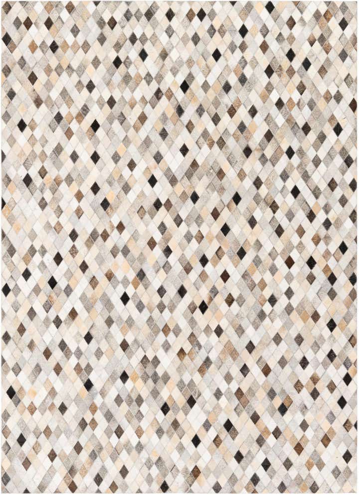 5' 8 x 7' 9 Cowhide Stocks Rug