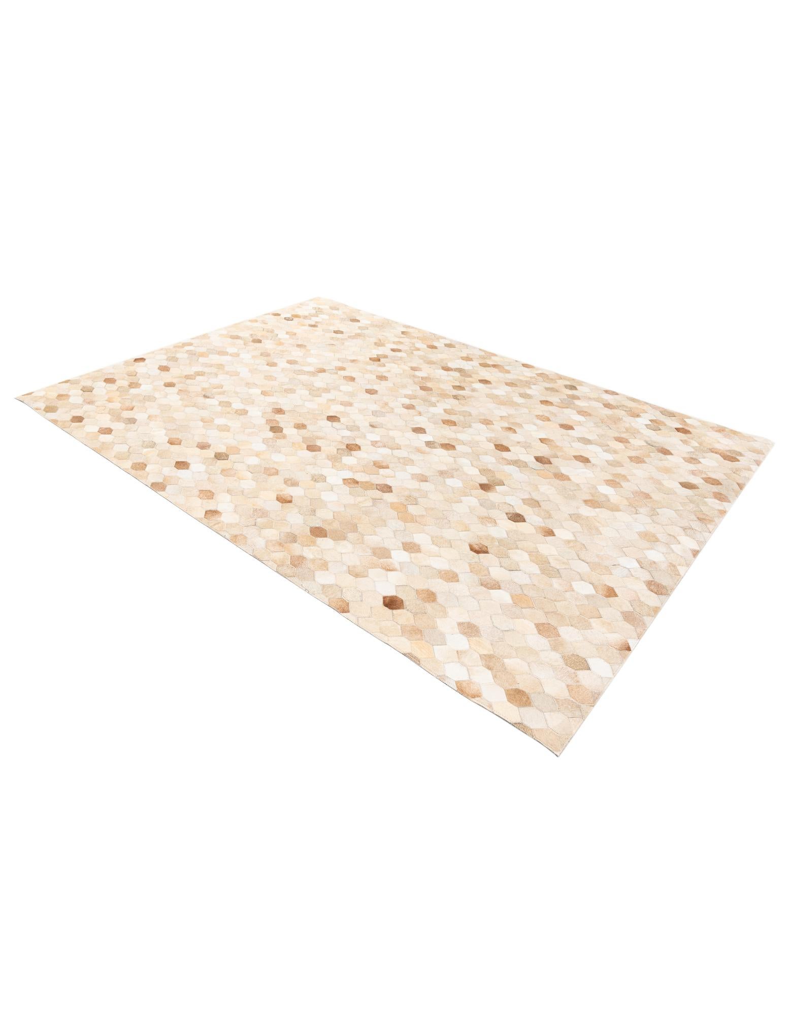 5' 7 x 7' 11 Cowhide Stocks Rug