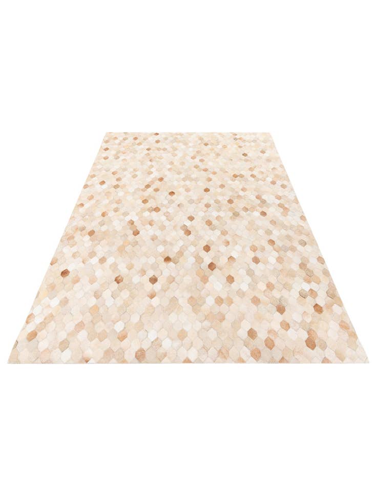 Detail image of 5' 7 x 7' 11 Cowhide Stocks Rug