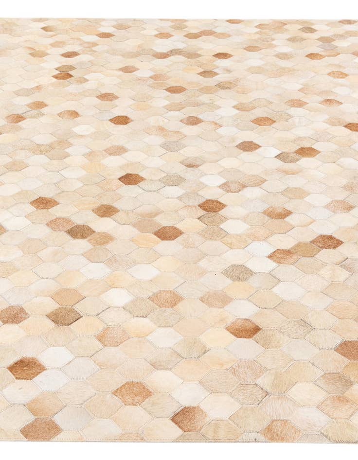 Detail image of 5' 7 x 7' 11 Cowhide Stocks Rug