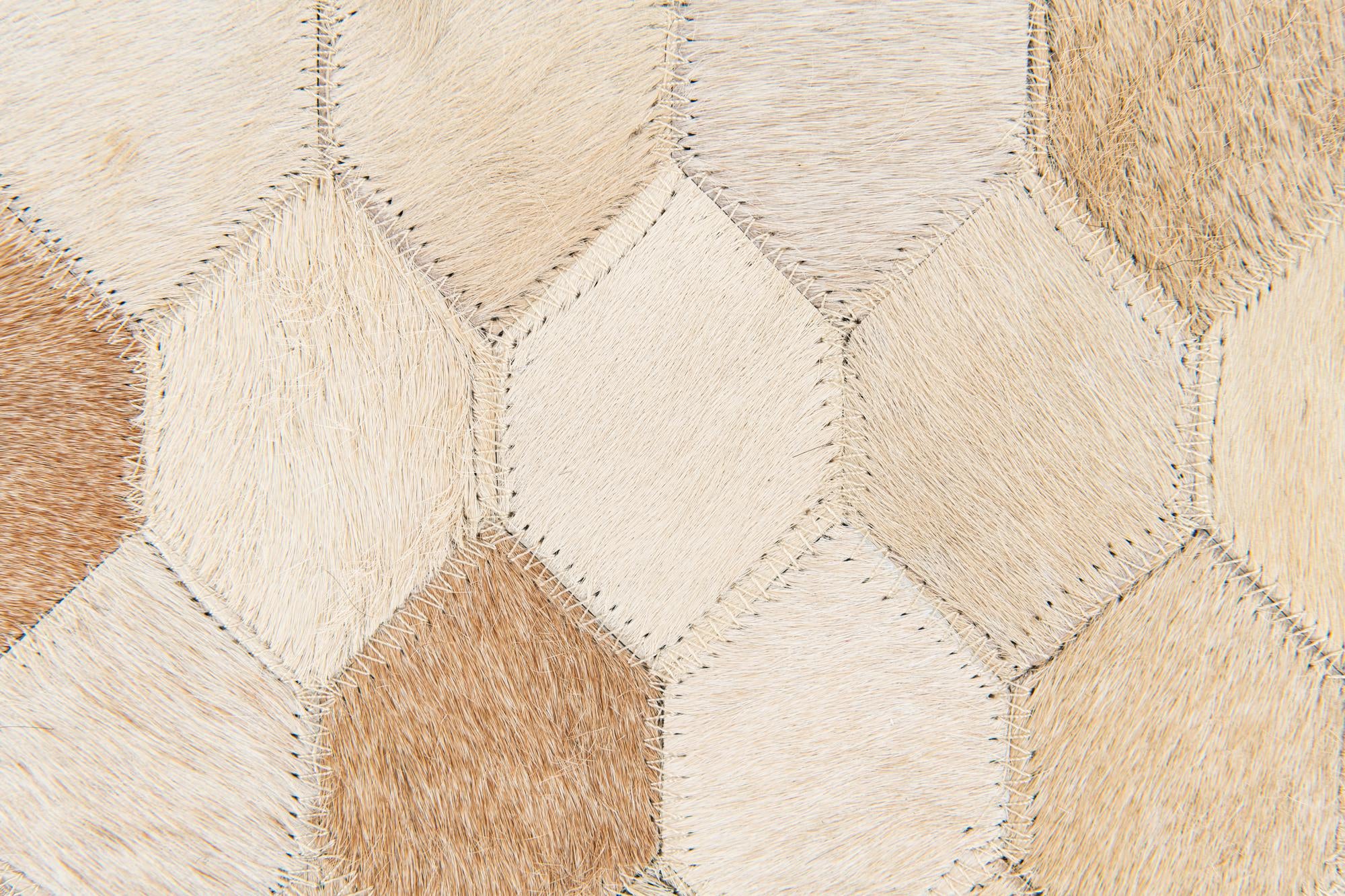 5' 7 x 7' 11 Cowhide Stocks Rug