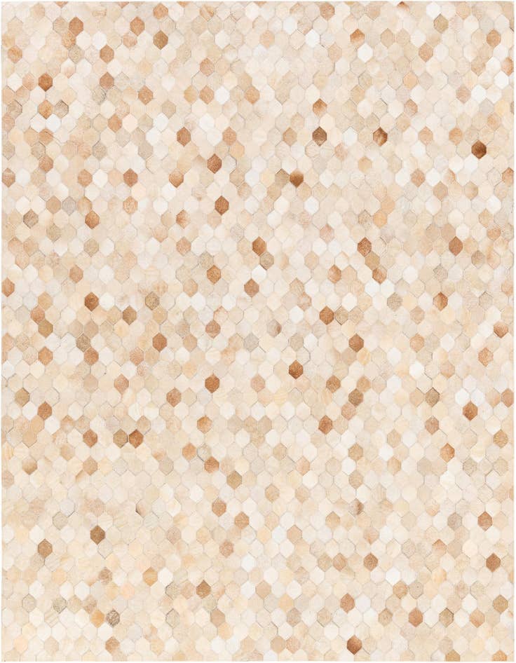 Detail image of 5' 7 x 7' 11 Cowhide Stocks Rug
