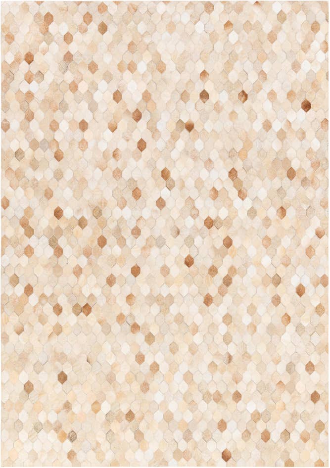 Detail image of 5' 7 x 7' 11 Cowhide Stocks Rug