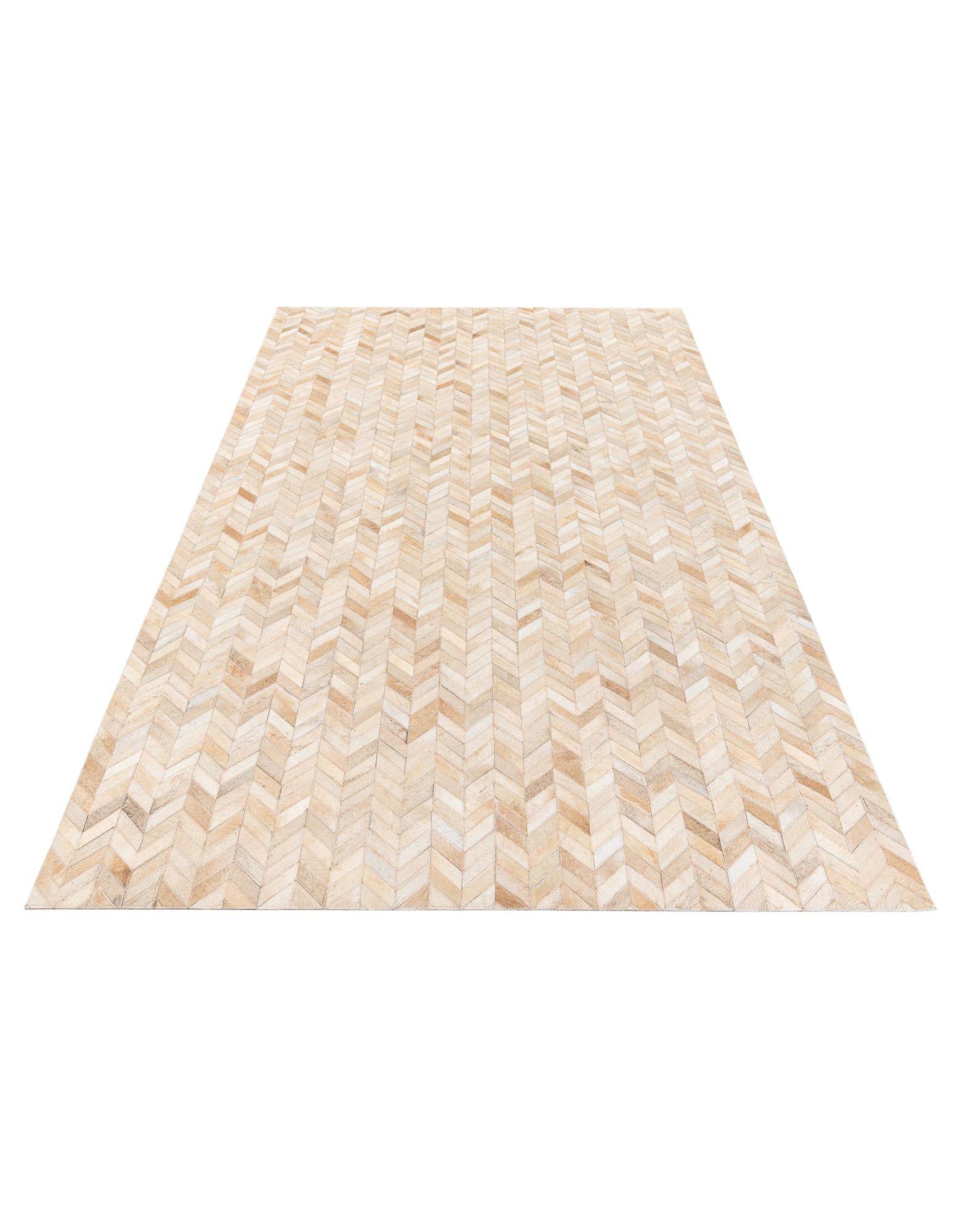 5' 1 x 8' Cowhide Stocks Rug