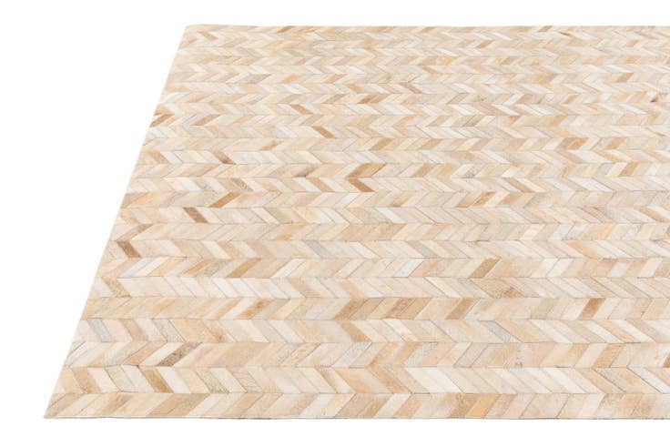 Detail image of 5' 1 x 8' Cowhide Stocks Rug