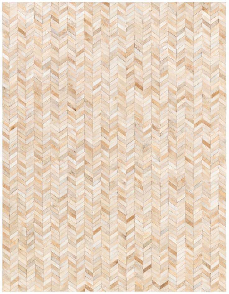 Detail image of 5' 1 x 8' Cowhide Stocks Rug