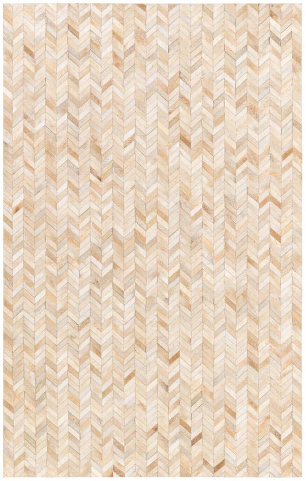 Detail image of 5' 1 x 8' Cowhide Stocks Rug