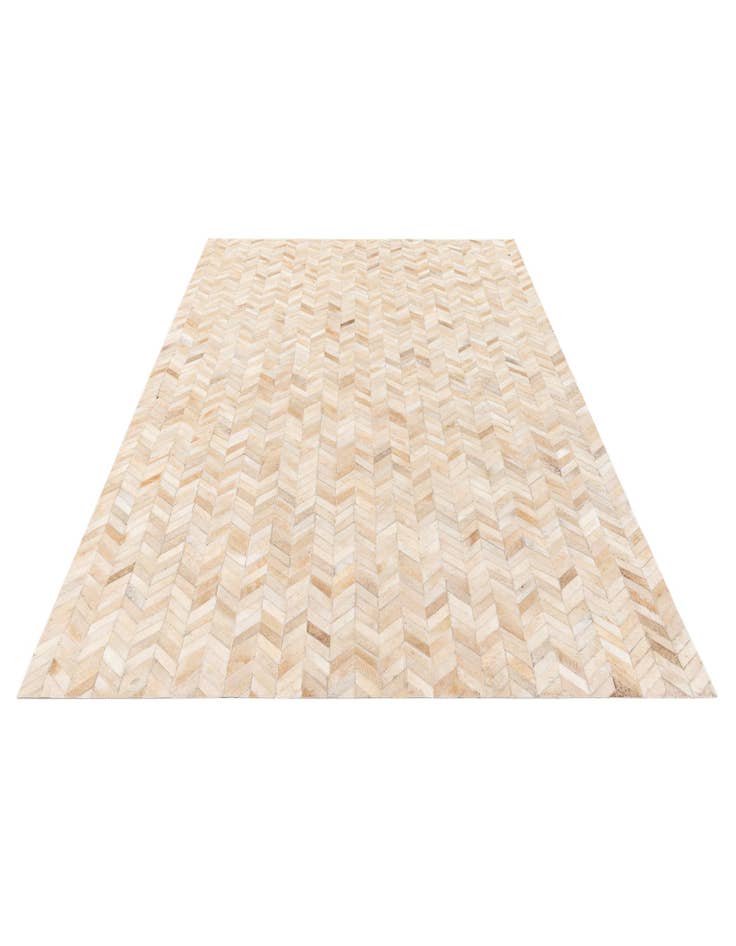 Detail image of 5' 1 x 8' Cowhide Stocks Rug