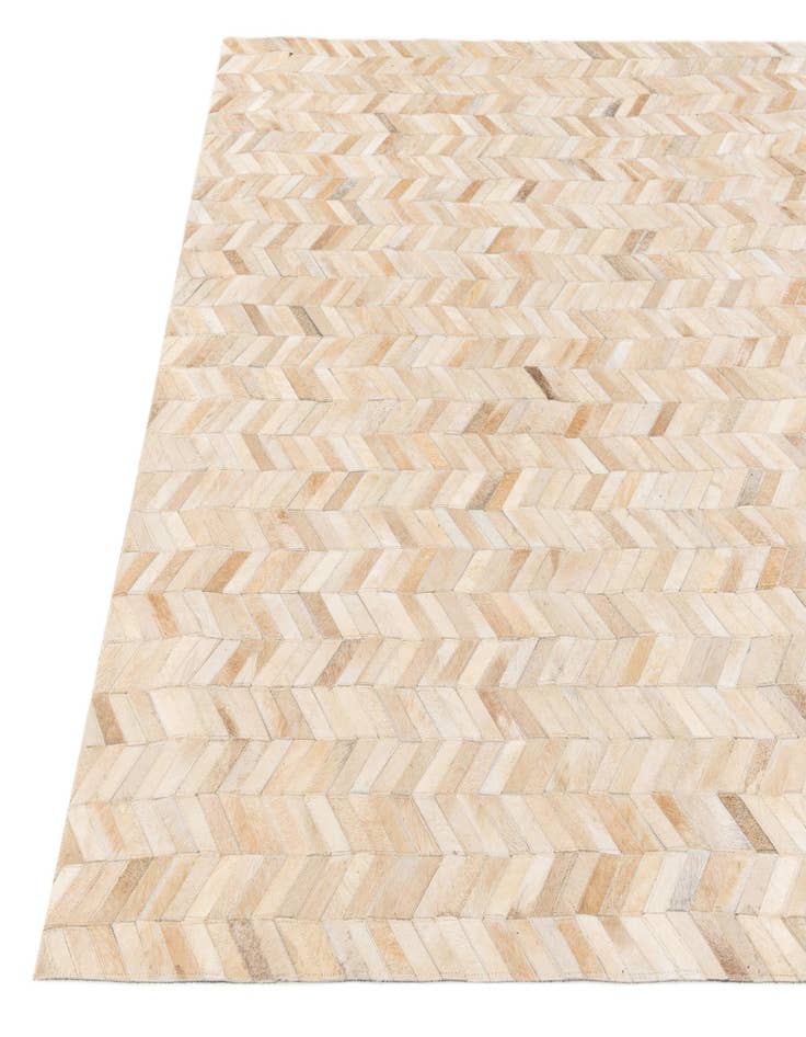 Detail image of 5' 1 x 8' Cowhide Stocks Rug