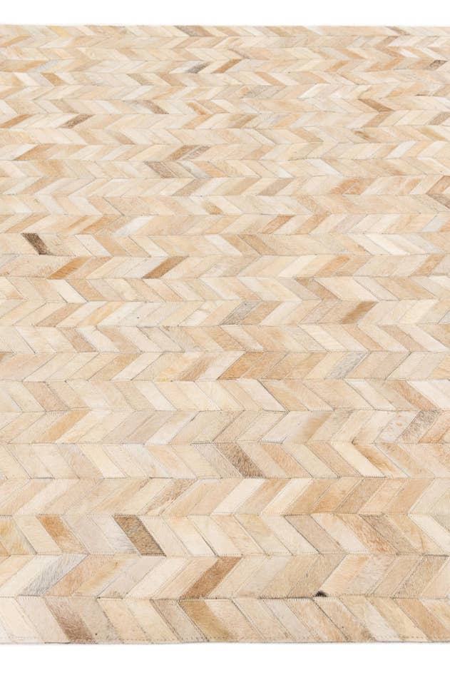 Detail image of 5' 1 x 8' Cowhide Stocks Rug