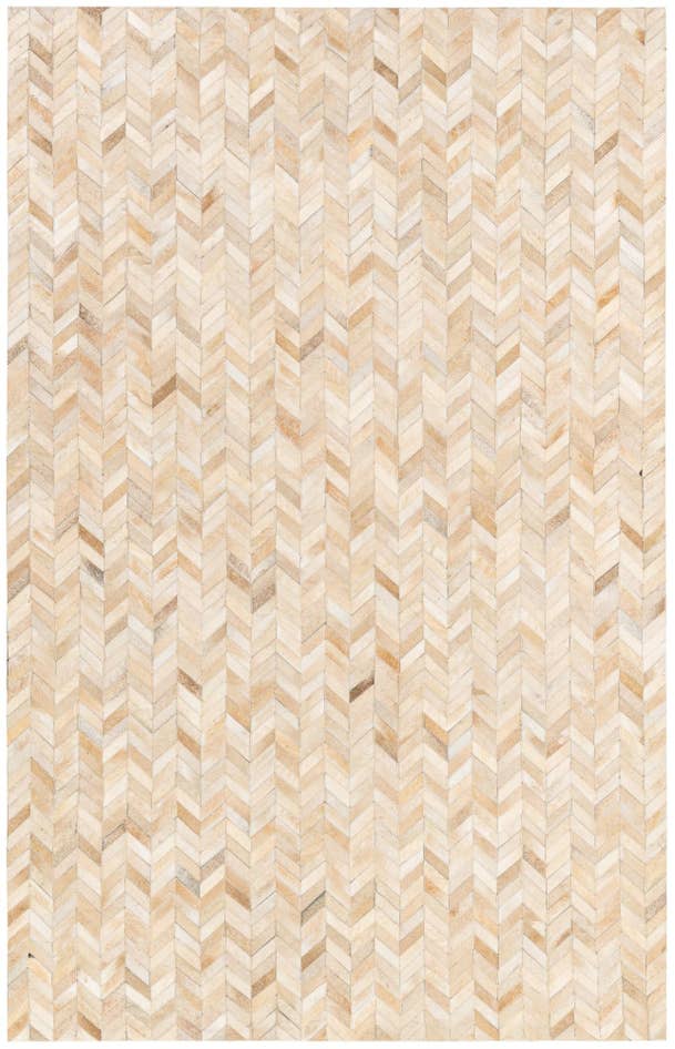 Detail image of 5' 1 x 8' Cowhide Stocks Rug