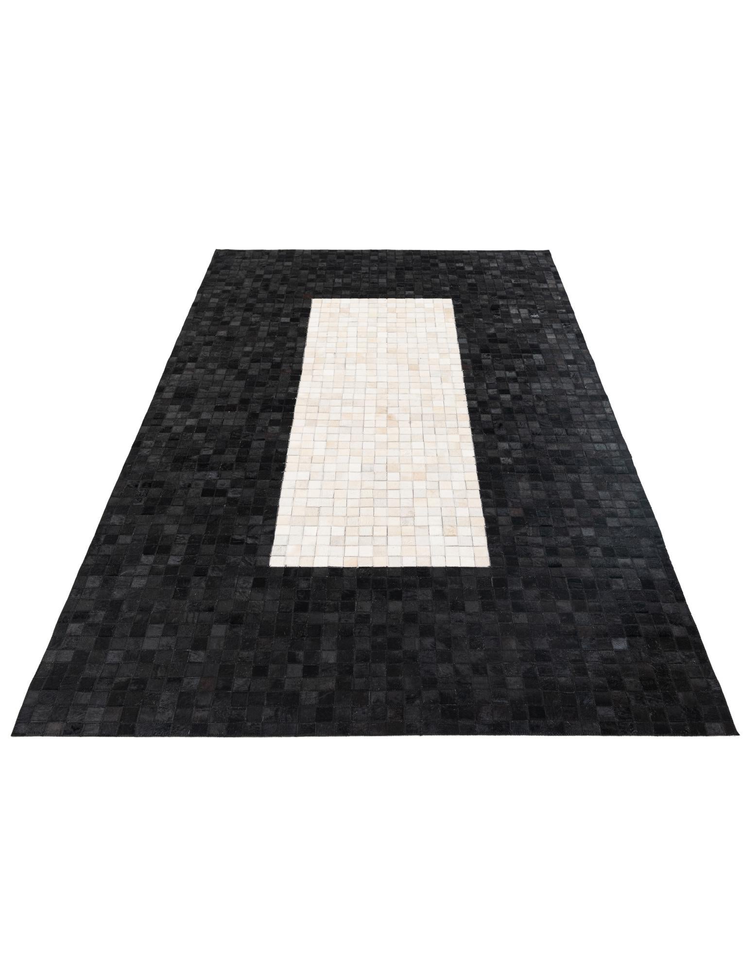5' 1 x 8' Cowhide Stocks Rug