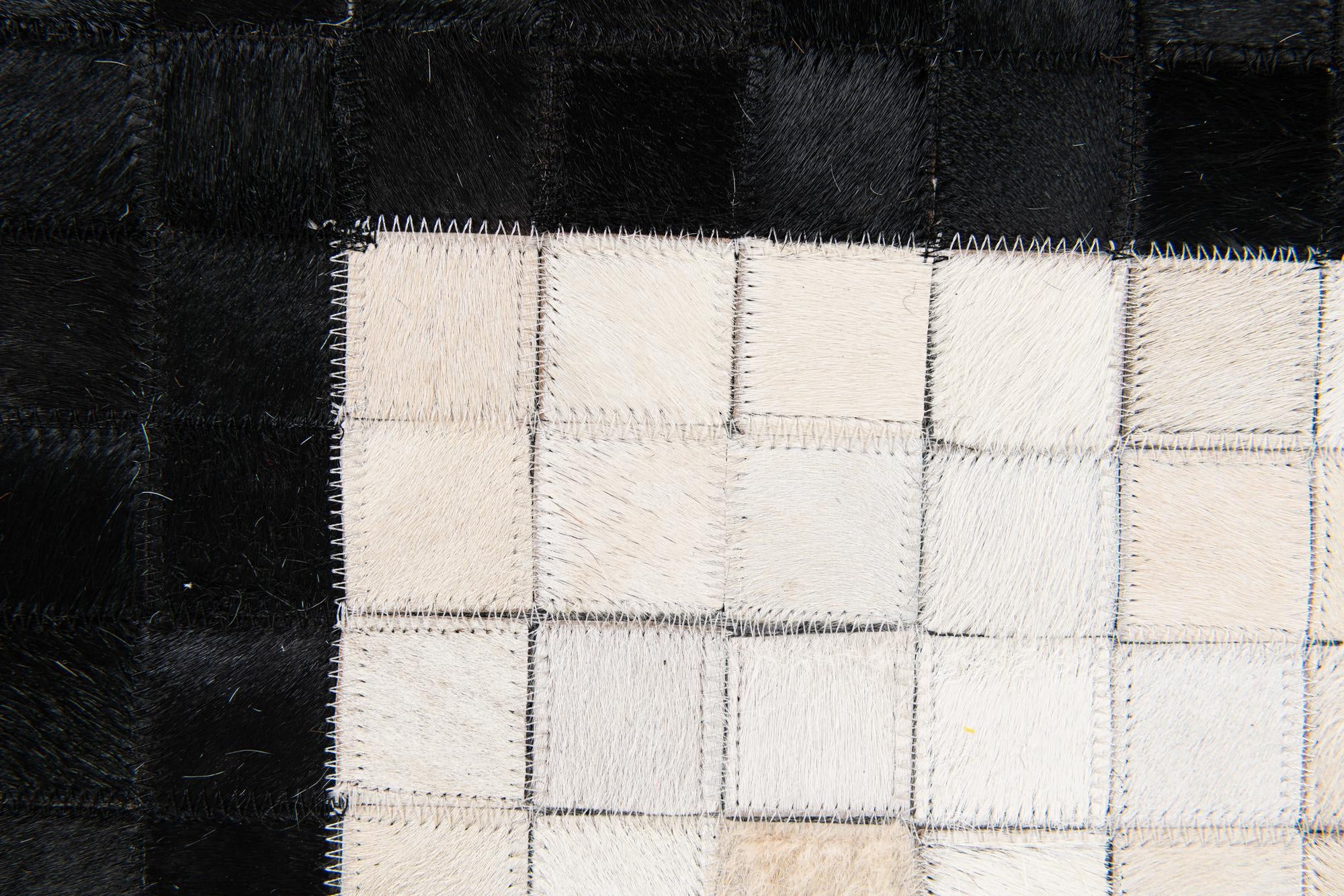 5' 1 x 8' Cowhide Stocks Rug