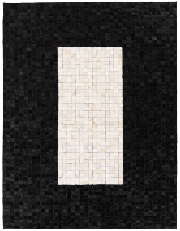 Detail image of 5' 1 x 8' Cowhide Stocks Rug