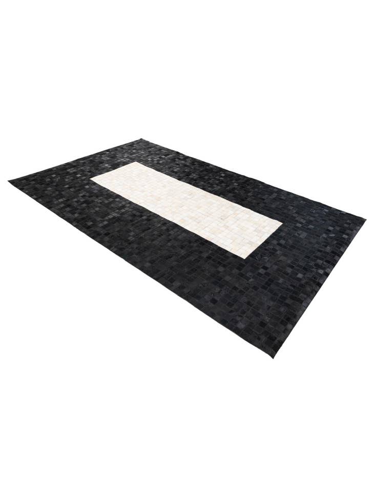 Detail image of 4' 11 x 8' Cowhide Stocks Rug