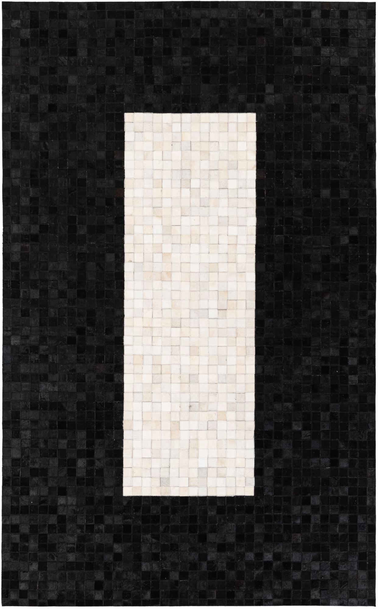 4' 11 x 8' Cowhide Stocks Rug