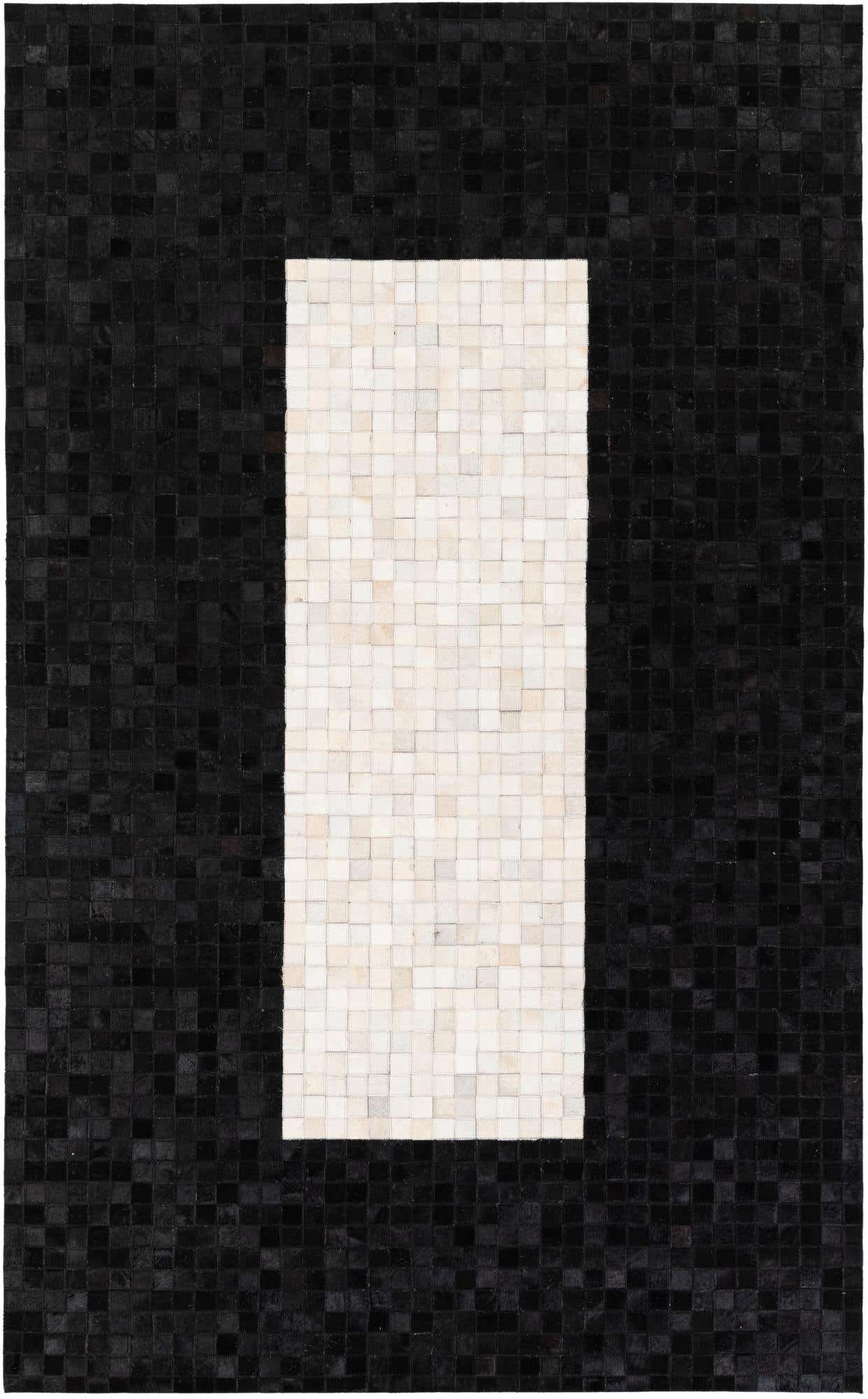 4' 11 x 8' Cowhide Stocks Rug