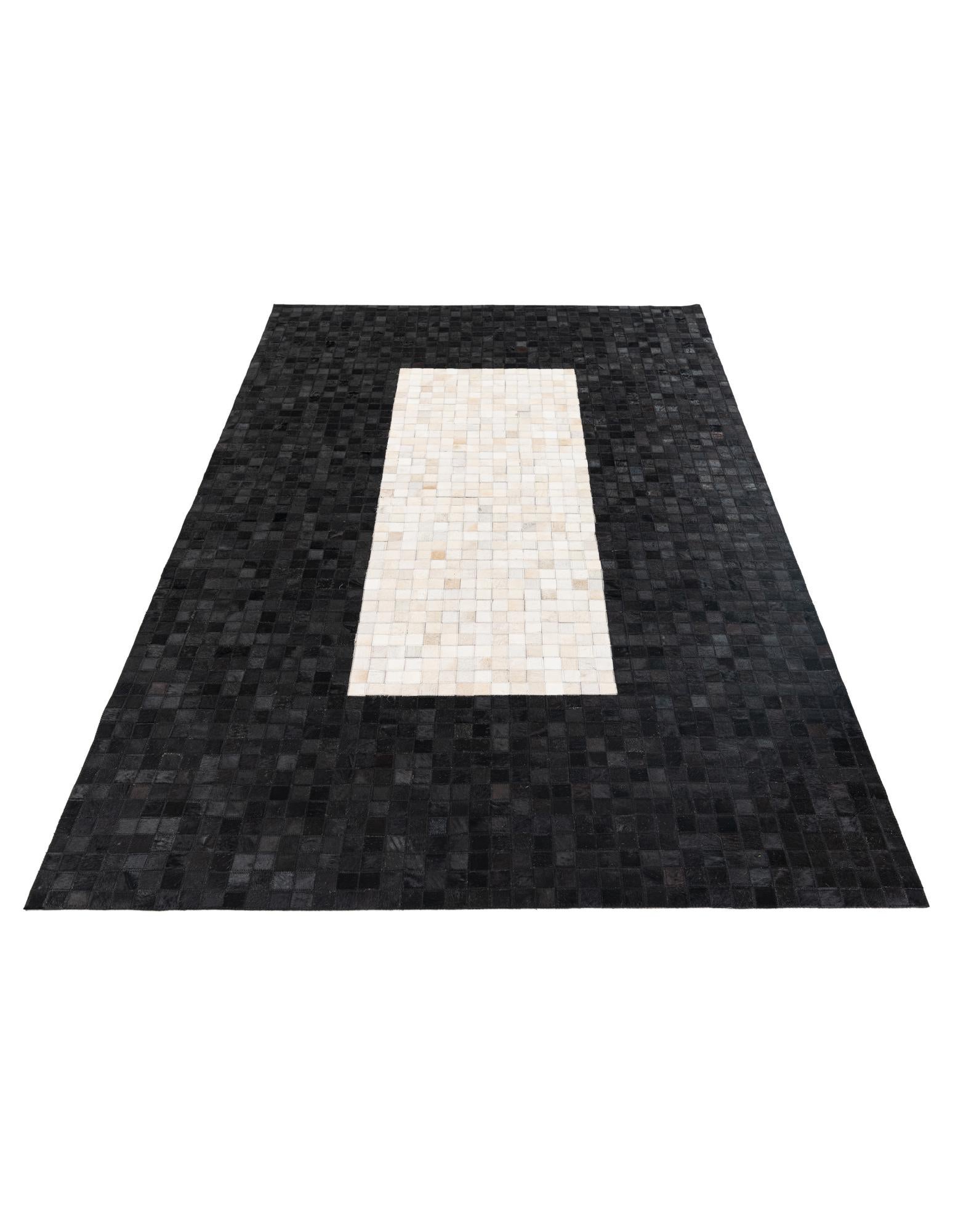 5' 1 x 7' 10 Cowhide Stocks Rug