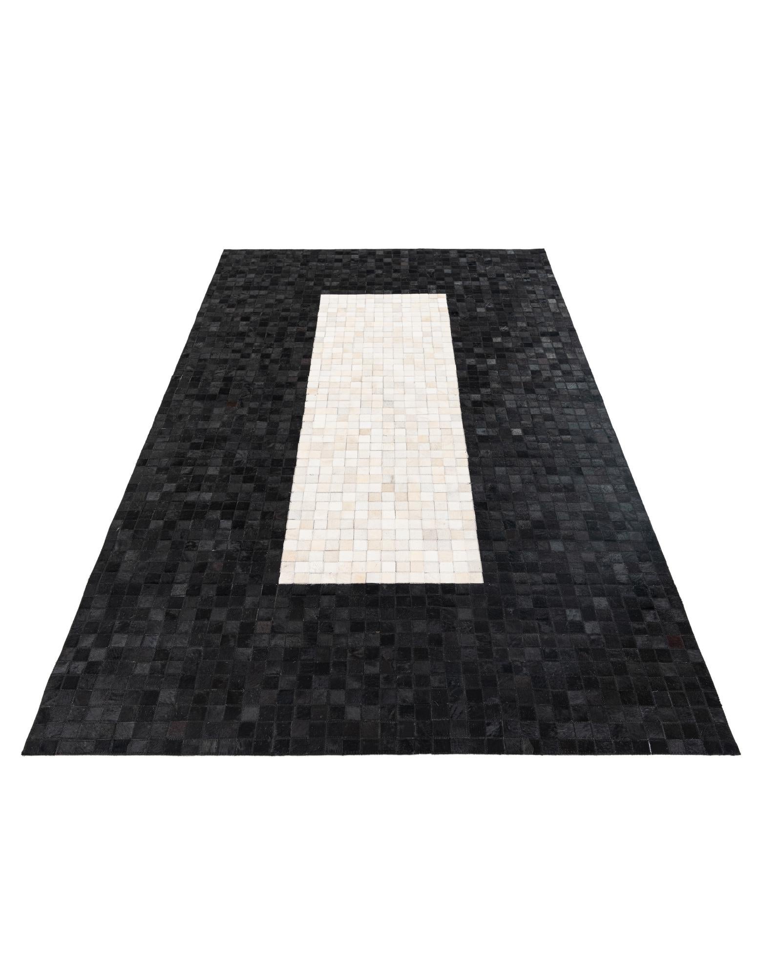 5' 1 x 8' 1 Cowhide Stocks Rug