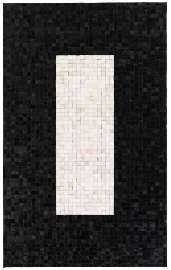 Detail image of 5' x 8' 1 Cowhide Stocks Rug