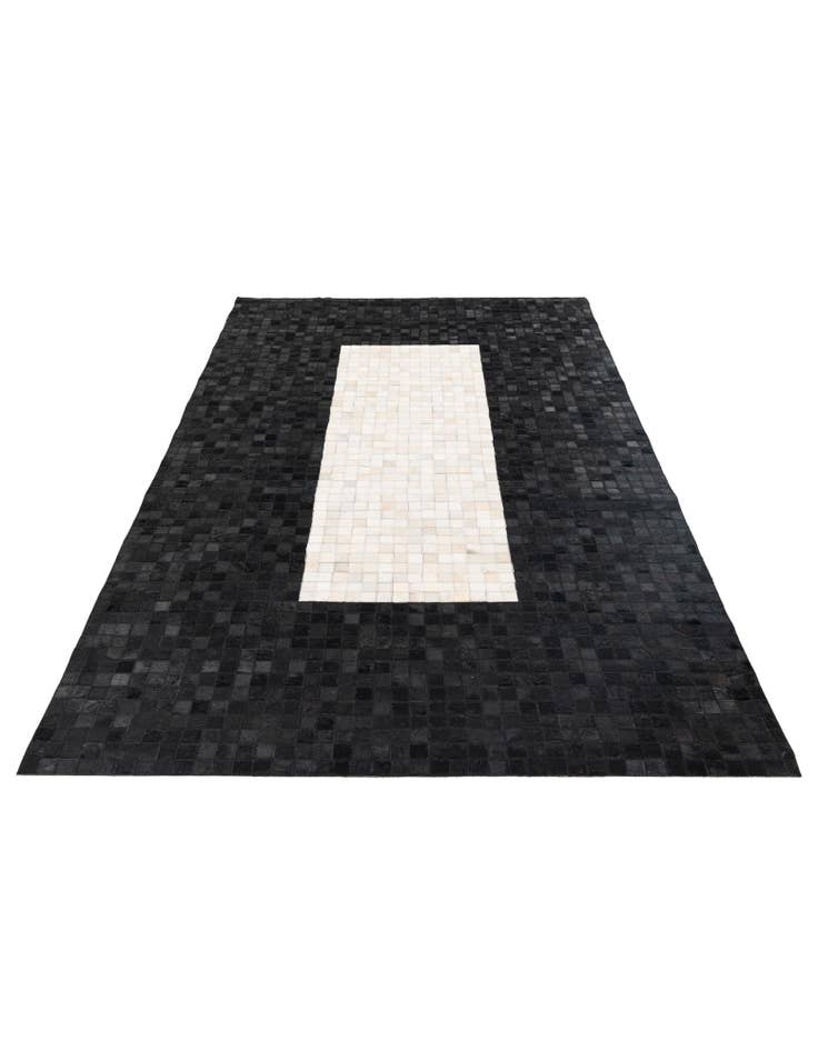 Detail image of 5' x 7' 11 Cowhide Stocks Rug