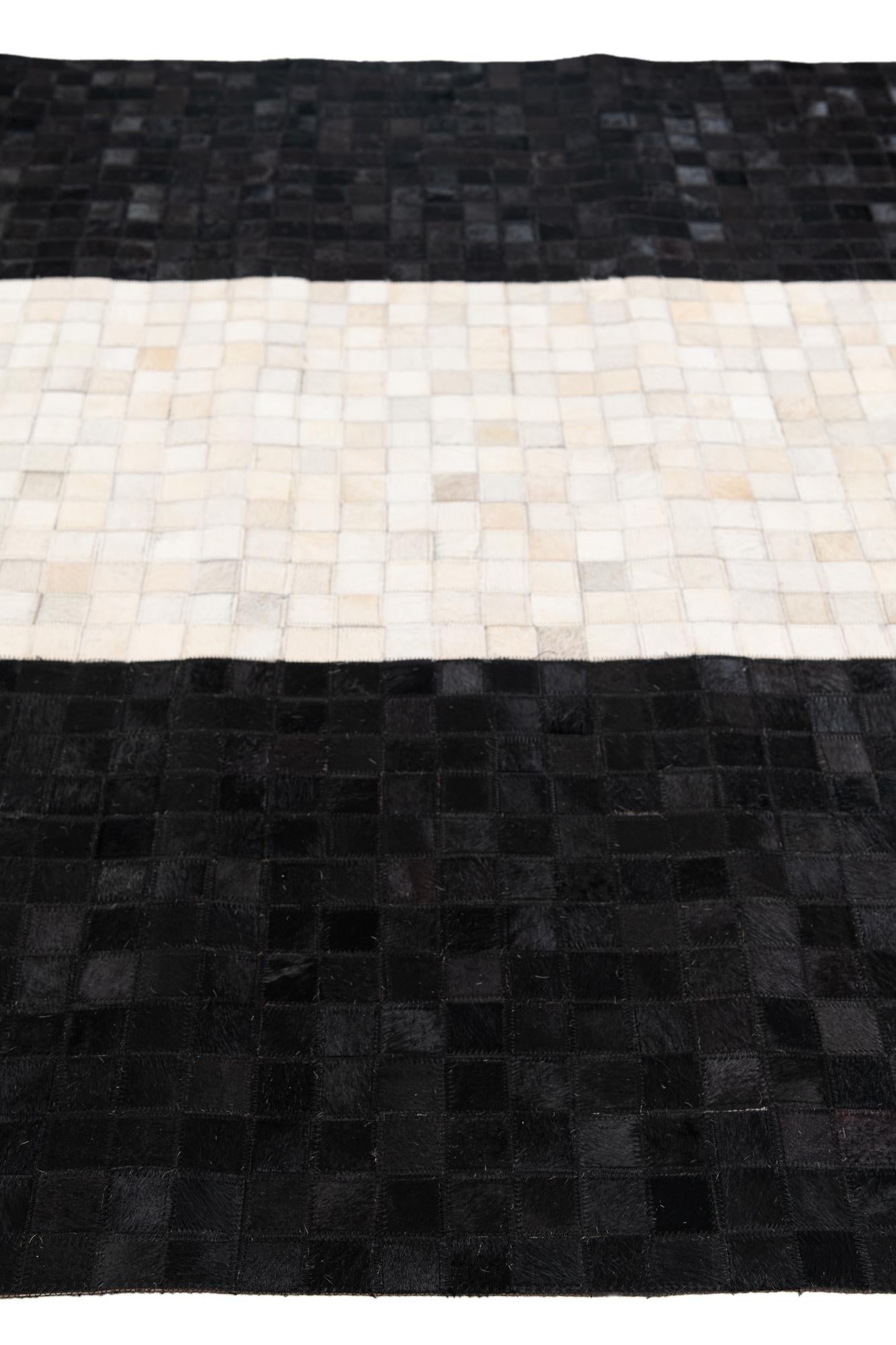5' x 7' 11 Cowhide Stocks Rug