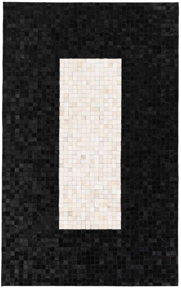 5' x 7' 11 Cowhide Stocks Rug