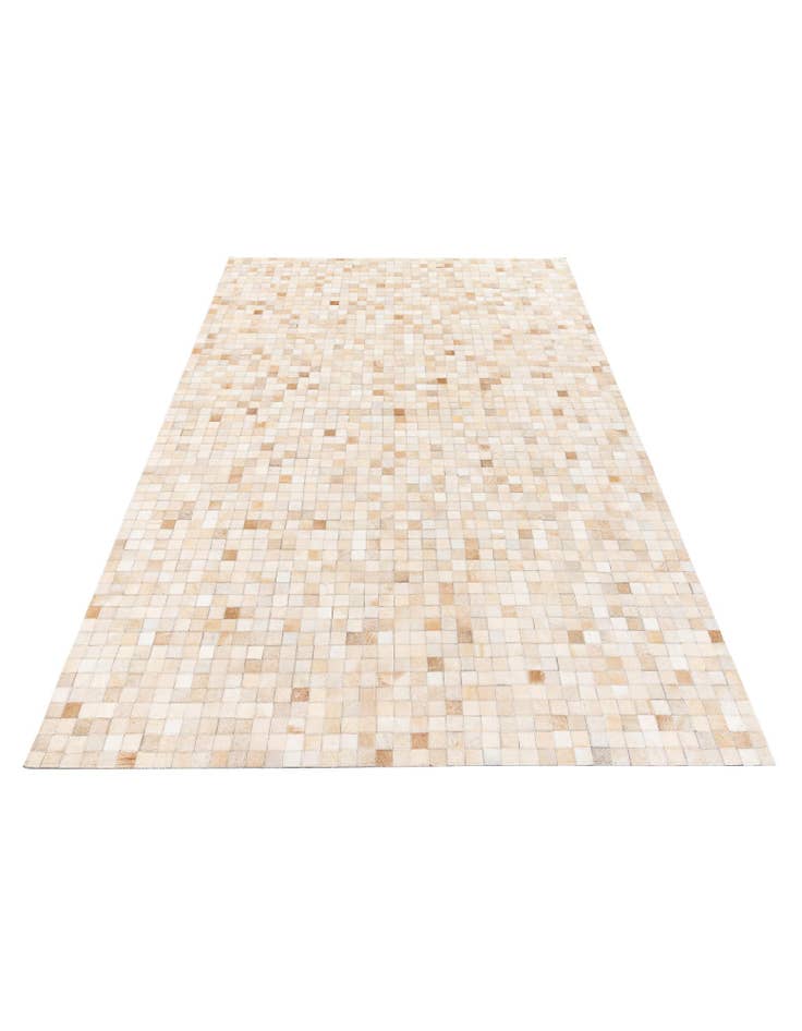 Detail image of 5' 2 x 8' Cowhide Stocks Rug