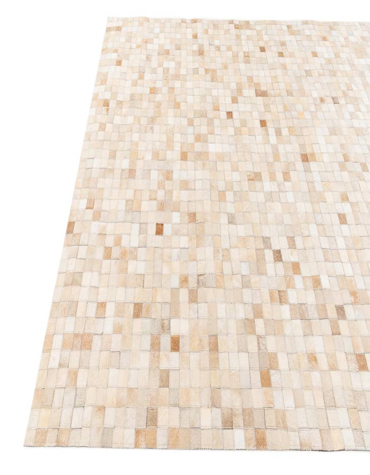 Detail image of 5' 2 x 8' Cowhide Stocks Rug