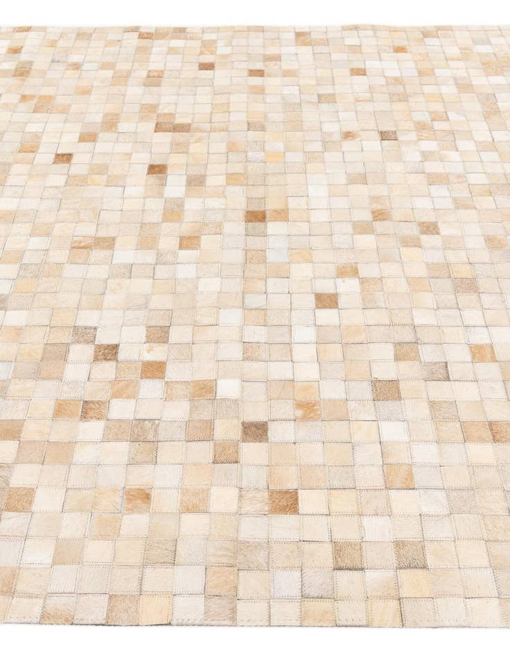 Detail image of 5' 2 x 8' Cowhide Stocks Rug