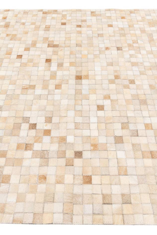 Detail image of 5' 2 x 8' Cowhide Stocks Rug