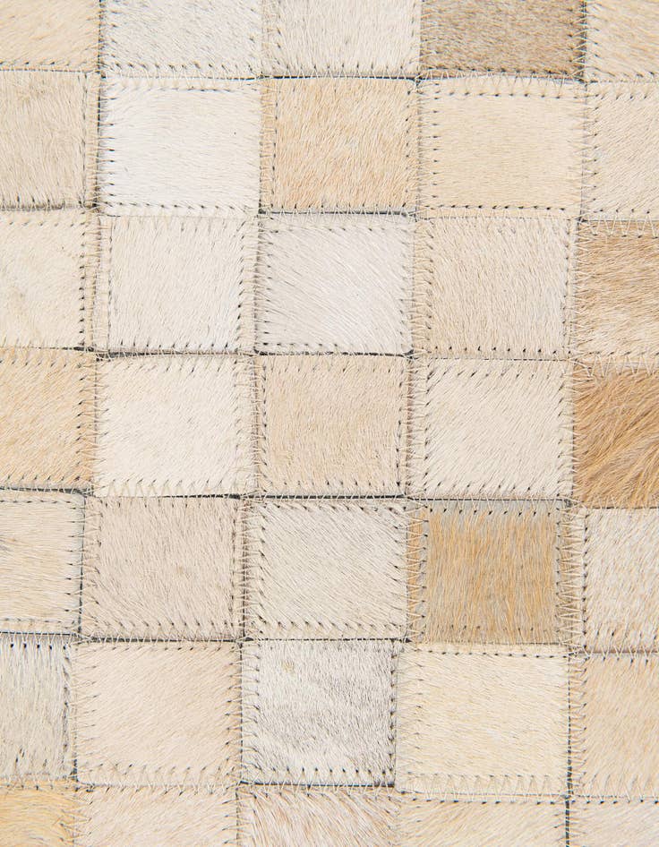 Detail image of 5' 2 x 8' Cowhide Stocks Rug