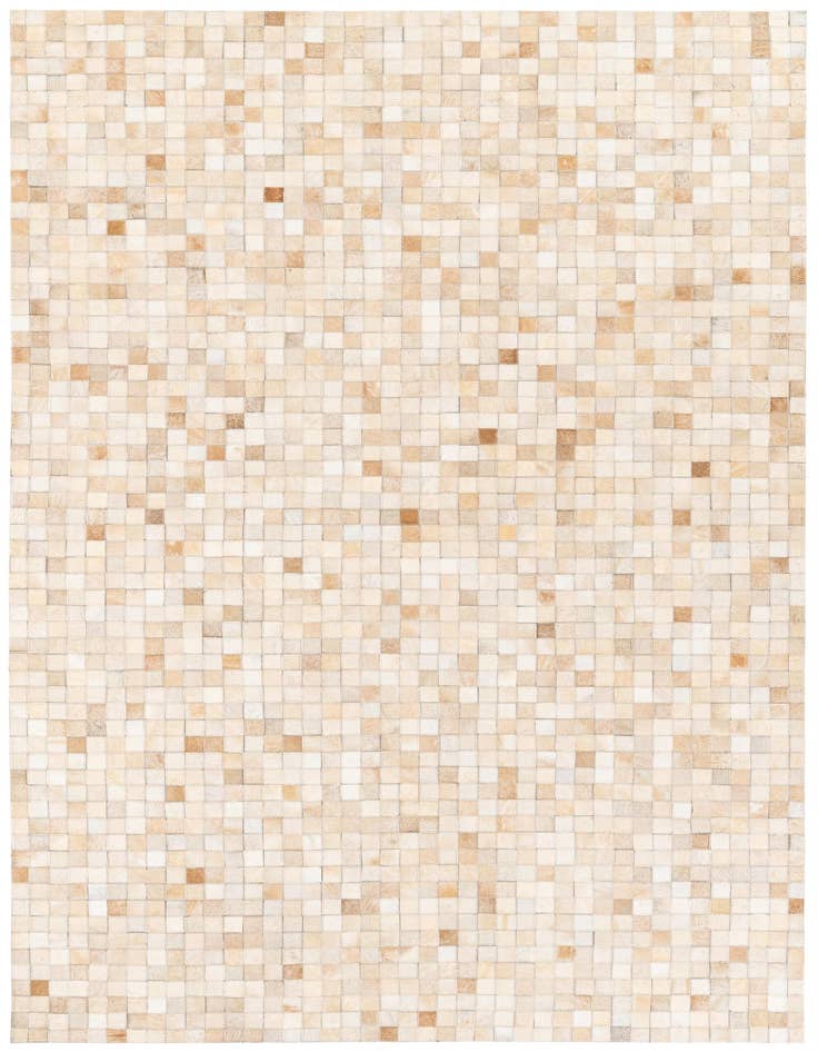 Detail image of 5' 2 x 8' Cowhide Stocks Rug