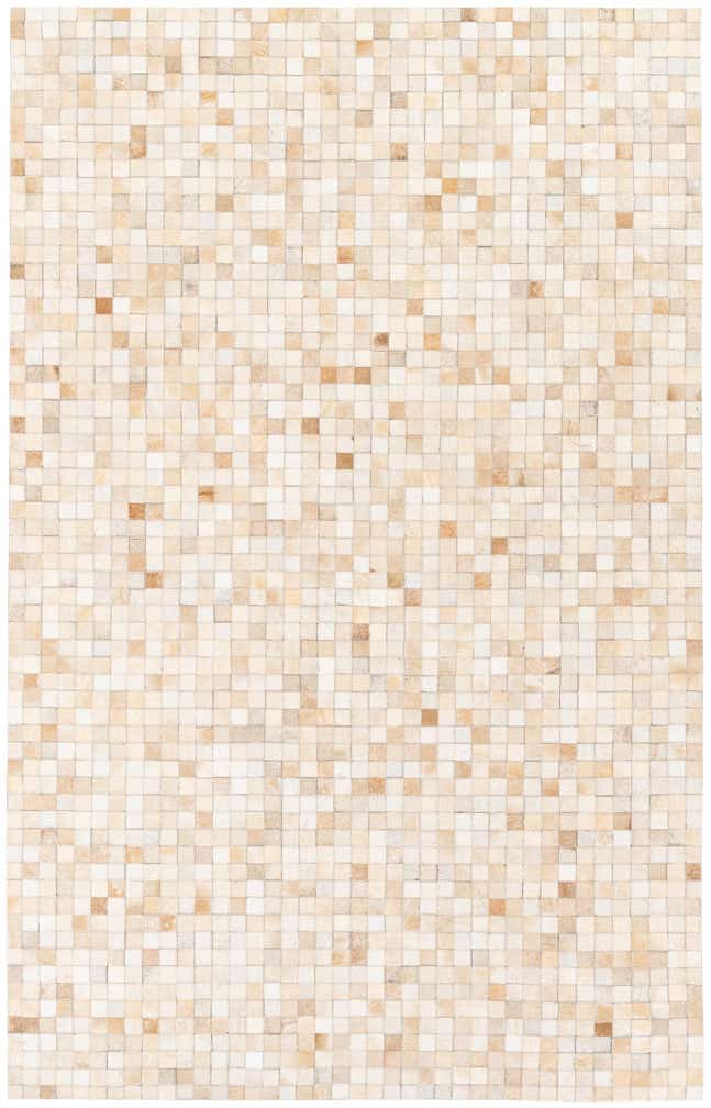 5' x 7' 11 Cowhide Stocks Rug