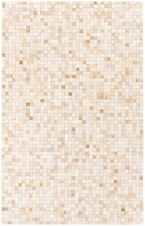 Detail image of 5' x 7' 11 Cowhide Stocks Rug