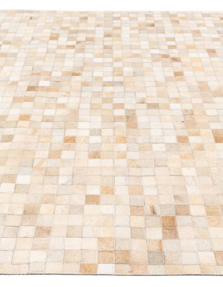 Detail image of 5' 2 x 7' 11 Cowhide Stocks Rug