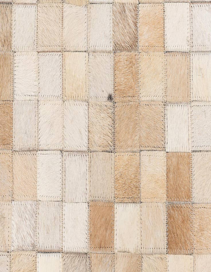 Detail image of 5' 2 x 7' 11 Cowhide Stocks Rug